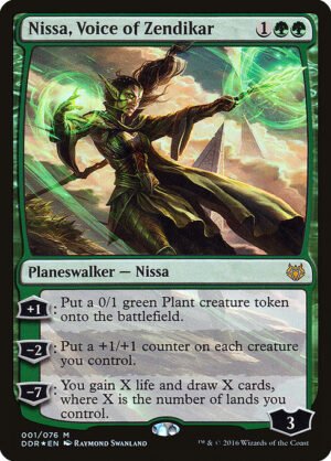Nissa, Voice of Zendikar - Foil<br /><span class="collector-number">Collector No. 1</span>