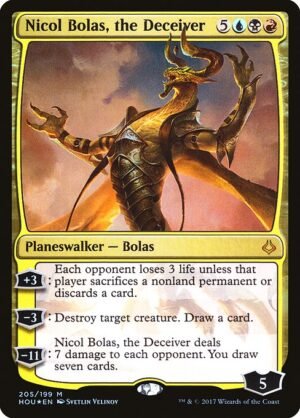 Nicol Bolas, the Deceiver - Foil<br /><span class="collector-number">Collector No. 205</span>