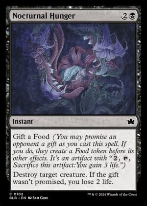 Nocturnal Hunger - Foil<br /><span class="collector-number">Collector No. 102</span>