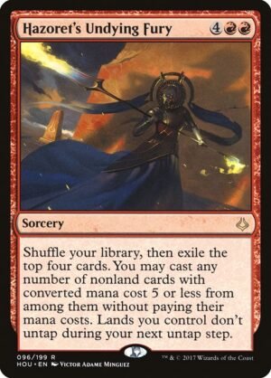 Hazoret's Undying Fury - Foil<br /><span class="collector-number">Collector No. 96</span>