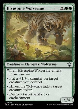 Hivespine Wolverine - Foil<br /><span class="collector-number">Collector No. 177</span>