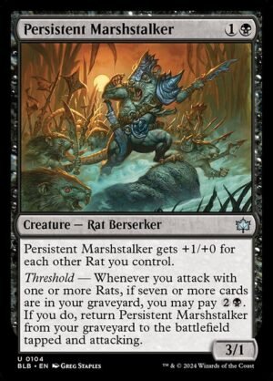 Persistent Marshstalker - Foil<br /><span class="collector-number">Collector No. 104</span>