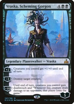 Vraska, Scheming Gorgon - Foil<br /><span class="collector-number">Collector No. 197</span>