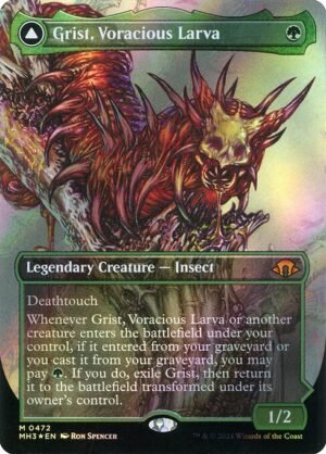 Grist, Voracious Larva // Grist, the Plague Swarm - Foil<br /><span class="collector-number">Collector No. 472</span>