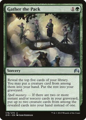 Gather the Pack - Foil<br /><span class="collector-number">Collector No. 178</span>