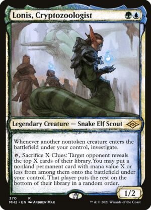 Lonis, Cryptozoologist - Foil<br /><span class="collector-number">Collector No. 370</span>