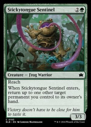 Stickytongue Sentinel - Foil<br /><span class="collector-number">Collector No. 193</span>