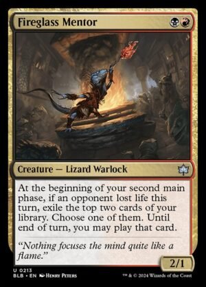 Fireglass Mentor - Foil<br /><span class="collector-number">Collector No. 213</span>
