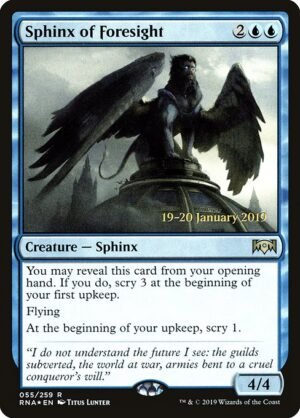 Sphinx of Foresight - Foil<br /><span class="collector-number">Collector No. 55s</span>