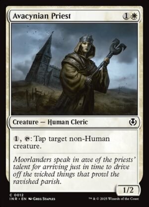 Avacynian Priest - Foil<br /><span class="collector-number">Collector No. 12</span>