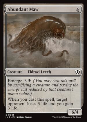 Abundant Maw - Foil<br /><span class="collector-number">Collector No. 1</span>