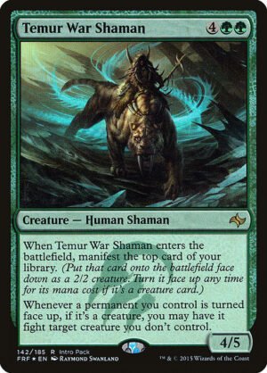 Temur War Shaman - Foil<br /><span class="collector-number">Collector No. 142</span>