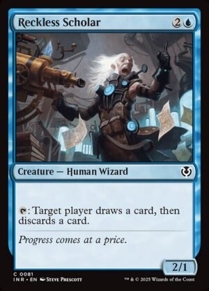 Reckless Scholar - Foil<br /><span class="collector-number">Collector No. 81</span>