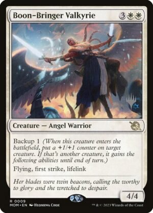 Boon-Bringer Valkyrie - Foil<br /><span class="collector-number">Collector No. 9p</span>