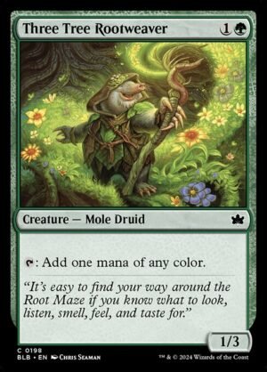 Three Tree Rootweaver - Foil<br /><span class="collector-number">Collector No. 198</span>