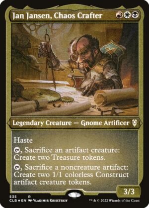 Jan Jansen, Chaos Crafter - Etched<br /><span class="collector-number">Collector No. 535</span>