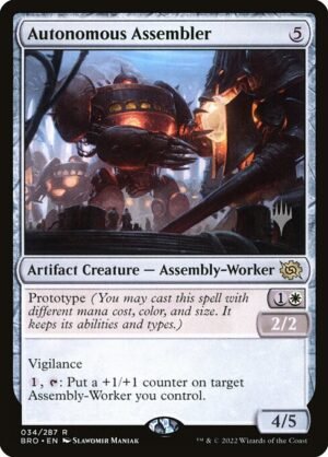 Autonomous Assembler - Foil<br /><span class="collector-number">Collector No. 34p</span>