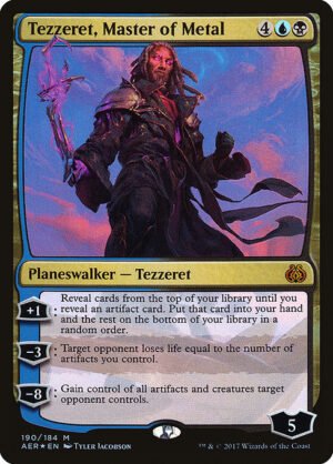 Tezzeret, Master of Metal - Foil<br /><span class="collector-number">Collector No. 190</span>