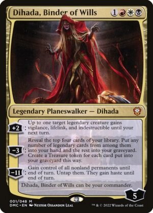 Dihada, Binder of Wills - Foil<br /><span class="collector-number">Collector No. 1</span>