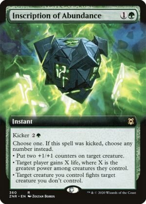 Inscription of Abundance - Foil<br /><span class="collector-number">Collector No. 360</span>