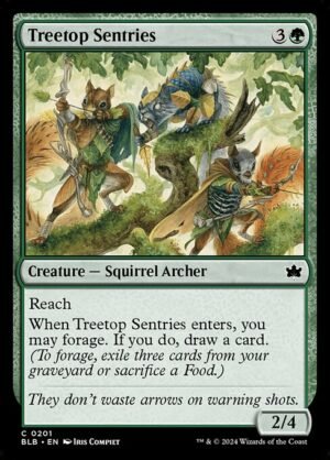 Treetop Sentries - Foil<br /><span class="collector-number">Collector No. 201</span>