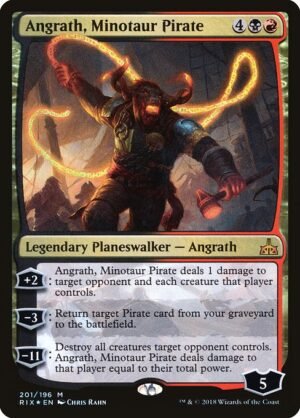 Angrath, Minotaur Pirate - Foil<br /><span class="collector-number">Collector No. 201</span>