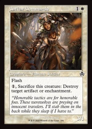 Cathar Commando - Foil<br /><span class="collector-number">Collector No. 336</span>