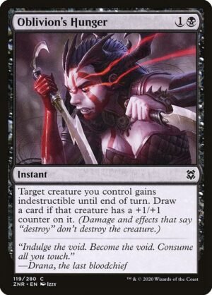 Oblivion's Hunger - Foil<br /><span class="collector-number">Collector No. 119</span>