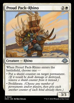 Proud Pack-Rhino - Foil<br /><span class="collector-number">Collector No. 41</span>