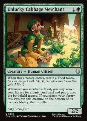 Unlucky Cabbage Merchant - Foil<br /><span class="collector-number">Collector No. 201</span>