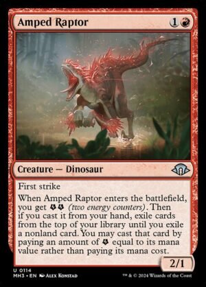 Amped Raptor - Foil<br /><span class="collector-number">Collector No. 114</span>