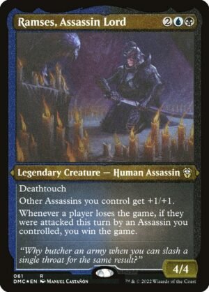 Ramses, Assassin Lord - Etched<br /><span class="collector-number">Collector No. 61</span>