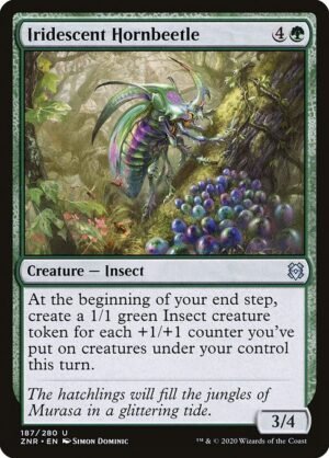 Iridescent Hornbeetle - Foil<br /><span class="collector-number">Collector No. 187</span>