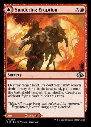 Sundering Eruption // Volcanic Fissure - Foil<br /><span class="collector-number">Collector No. 248</span>