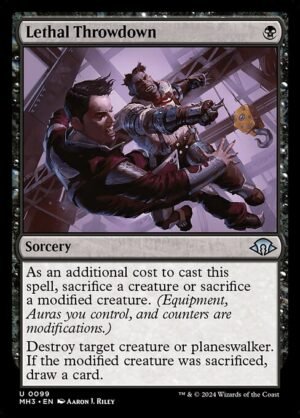 Lethal Throwdown - Foil<br /><span class="collector-number">Collector No. 99</span>