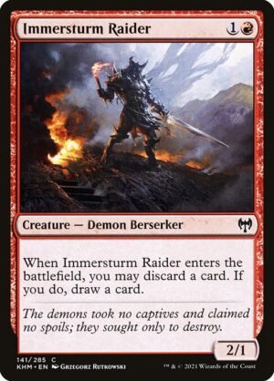 Immersturm Raider - Foil<br /><span class="collector-number">Collector No. 141</span>