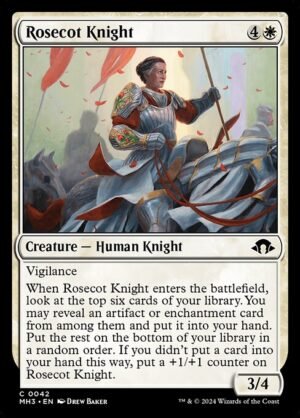 Rosecot Knight - Foil<br /><span class="collector-number">Collector No. 42</span>