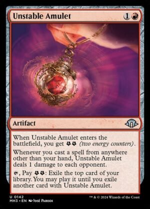 Unstable Amulet - Foil<br /><span class="collector-number">Collector No. 142</span>
