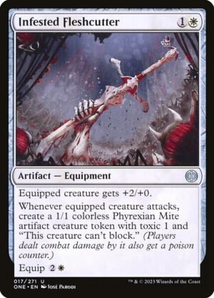 Infested Fleshcutter - Foil<br /><span class="collector-number">Collector No. 17</span>