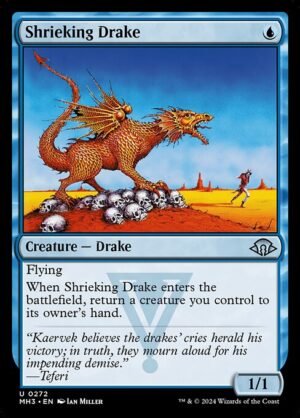 Shrieking Drake - Foil<br /><span class="collector-number">Collector No. 272</span>