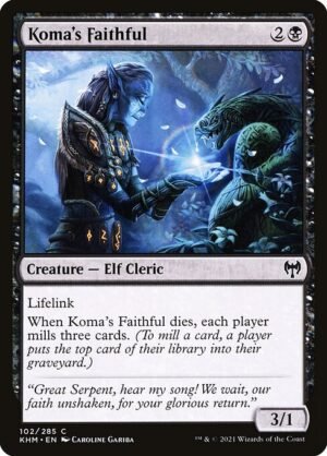 Koma's Faithful - Foil<br /><span class="collector-number">Collector No. 102</span>