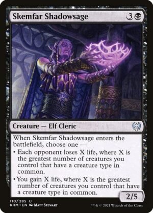 Skemfar Shadowsage - Foil<br /><span class="collector-number">Collector No. 110</span>