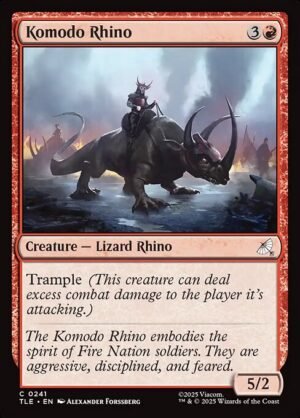 Komodo Rhino - Foil<br /><span class="collector-number">Collector No. 241</span>