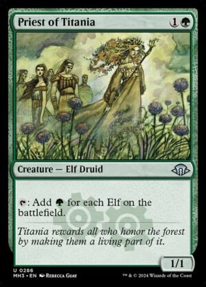 Priest of Titania - Foil<br /><span class="collector-number">Collector No. 286</span>