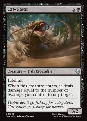 Cat-Gator - Foil<br /><span class="collector-number">Collector No. 91</span>