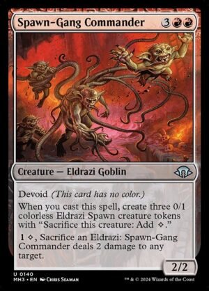Spawn-Gang Commander - Foil<br /><span class="collector-number">Collector No. 140</span>