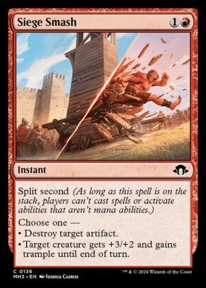 Siege Smash - Foil<br /><span class="collector-number">Collector No. 136</span>