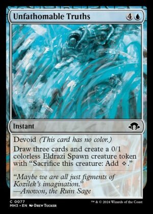 Unfathomable Truths - Foil<br /><span class="collector-number">Collector No. 77</span>