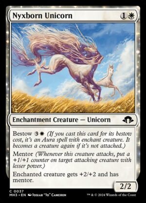 Nyxborn Unicorn - Foil<br /><span class="collector-number">Collector No. 37</span>