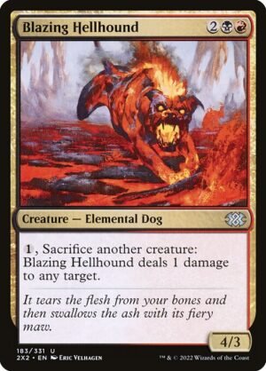Blazing Hellhound - Foil<br /><span class="collector-number">Collector No. 183</span>